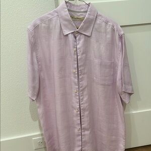 Lavender Short Sleeve Men's Shirt